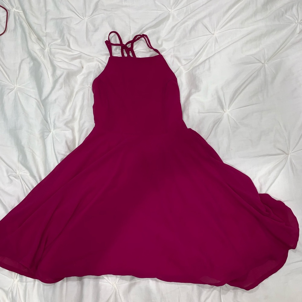 Lulus lace up dress